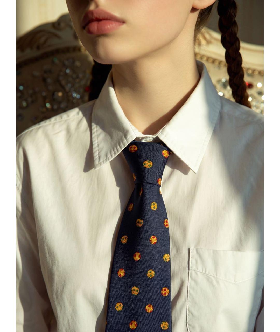 CHANEL Мульти шелковый галстук, фото 7