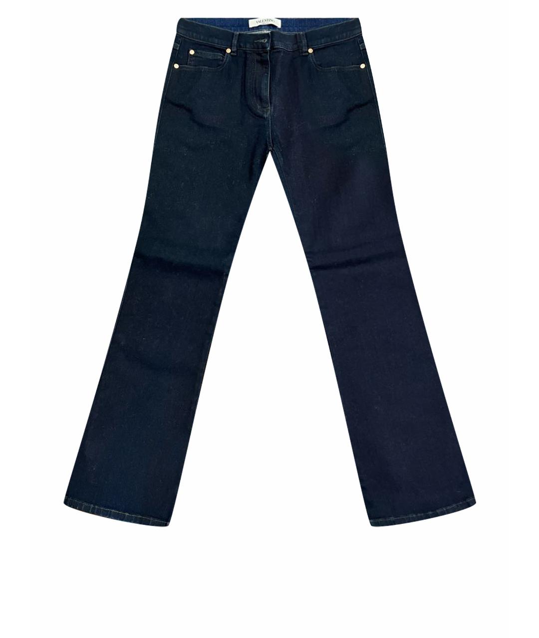 VALENTINO Темно-синие джинсы клеш, фото 1