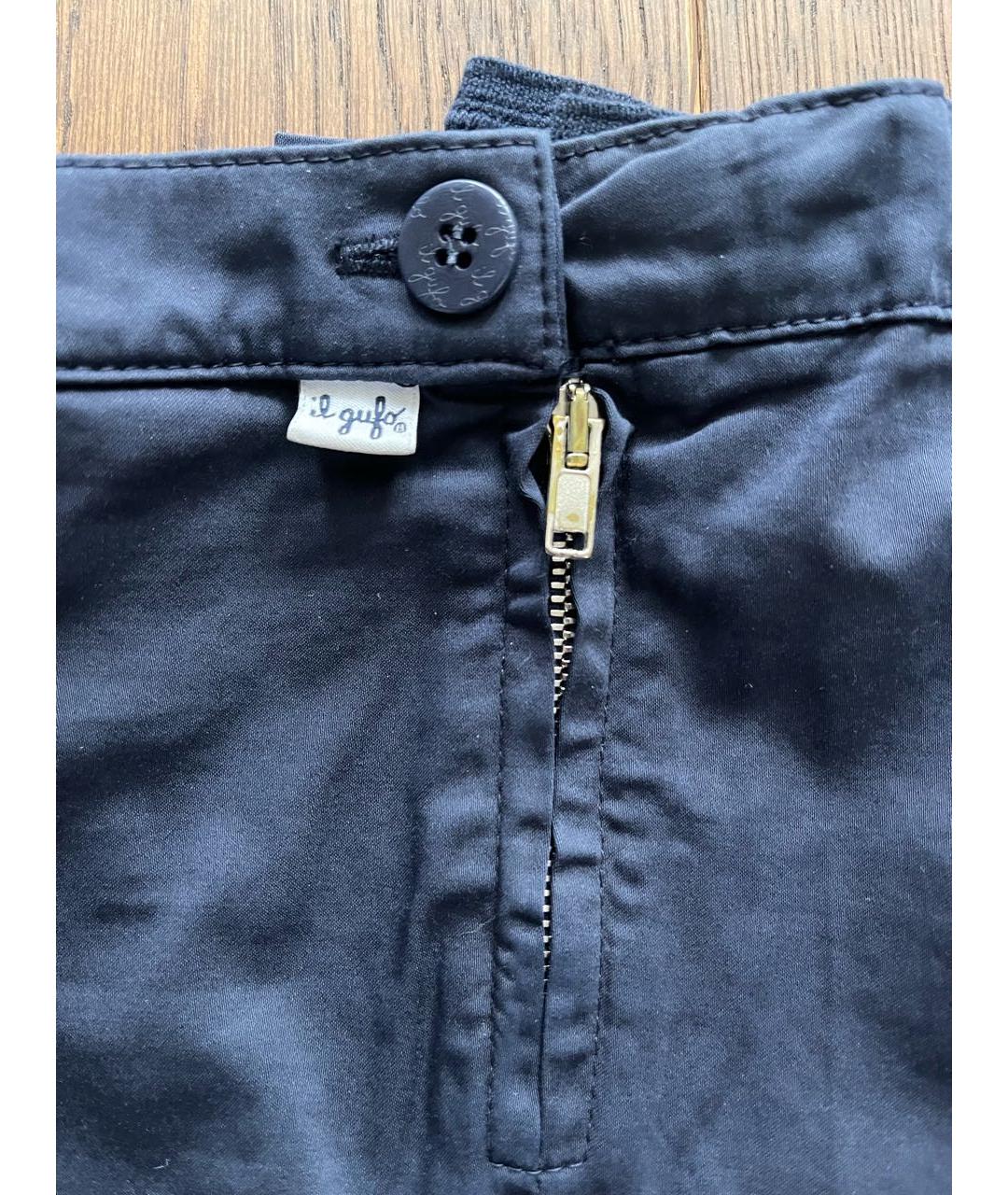 IL GUFO Темно-синие хлопковые брюки и шорты, фото 5