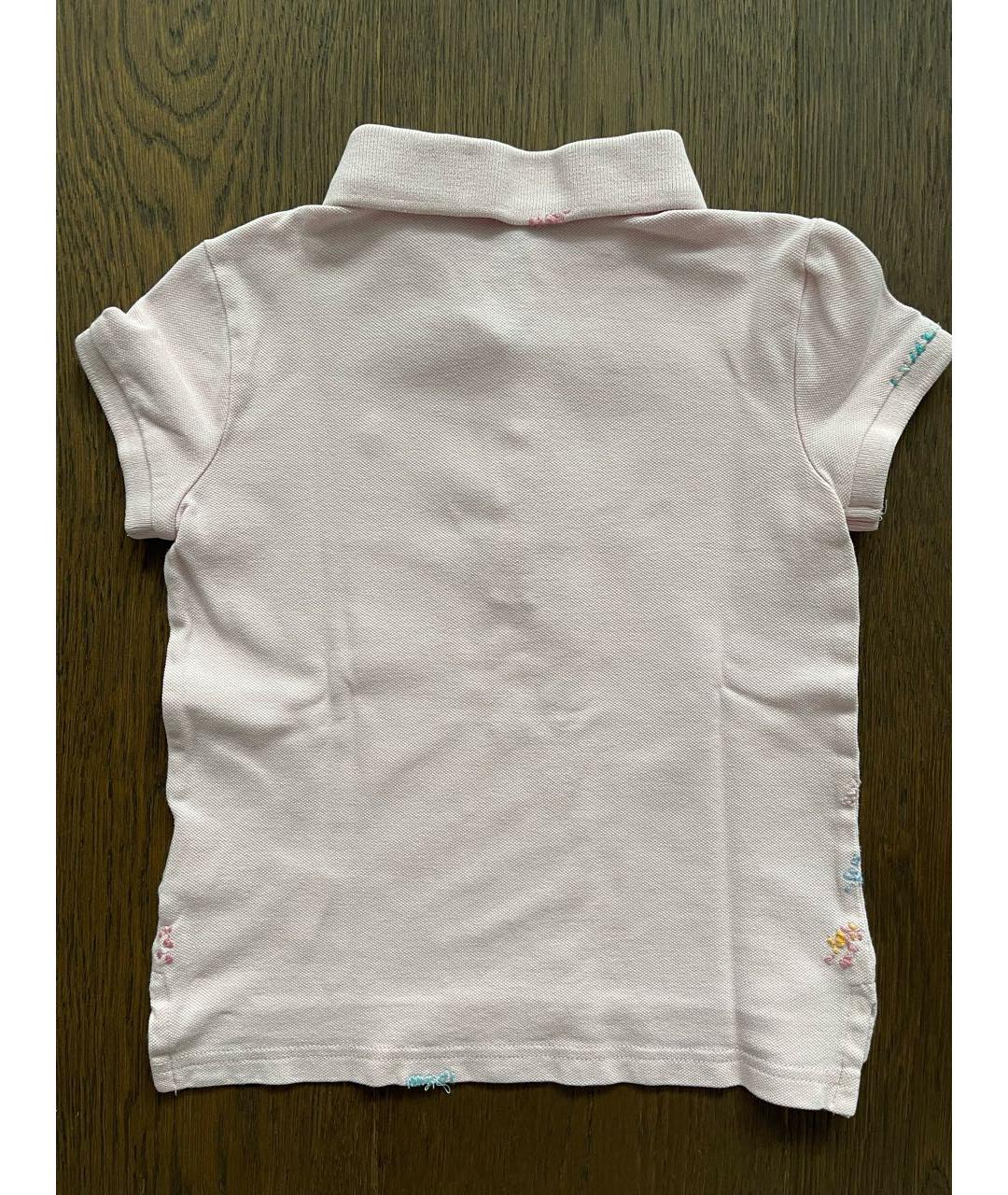 POLO RALPH LAUREN Розовый хлопковый детская футболка / топ, фото 2