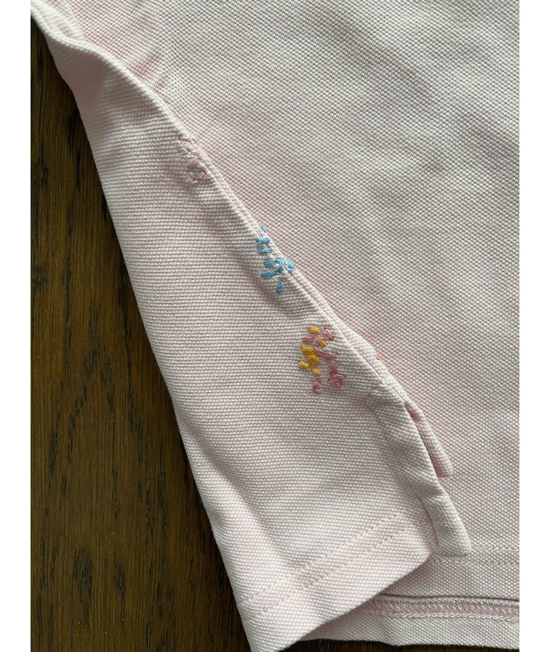 POLO RALPH LAUREN Розовый хлопковый детская футболка / топ, фото 5