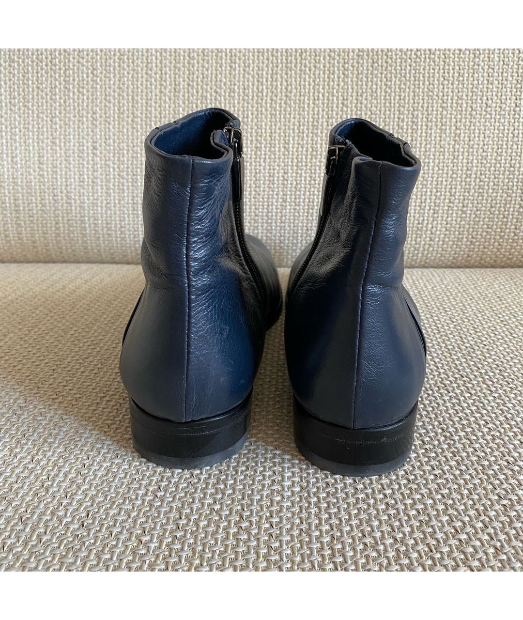 ALDO BRUE Синие кожаные ботинки, фото 4