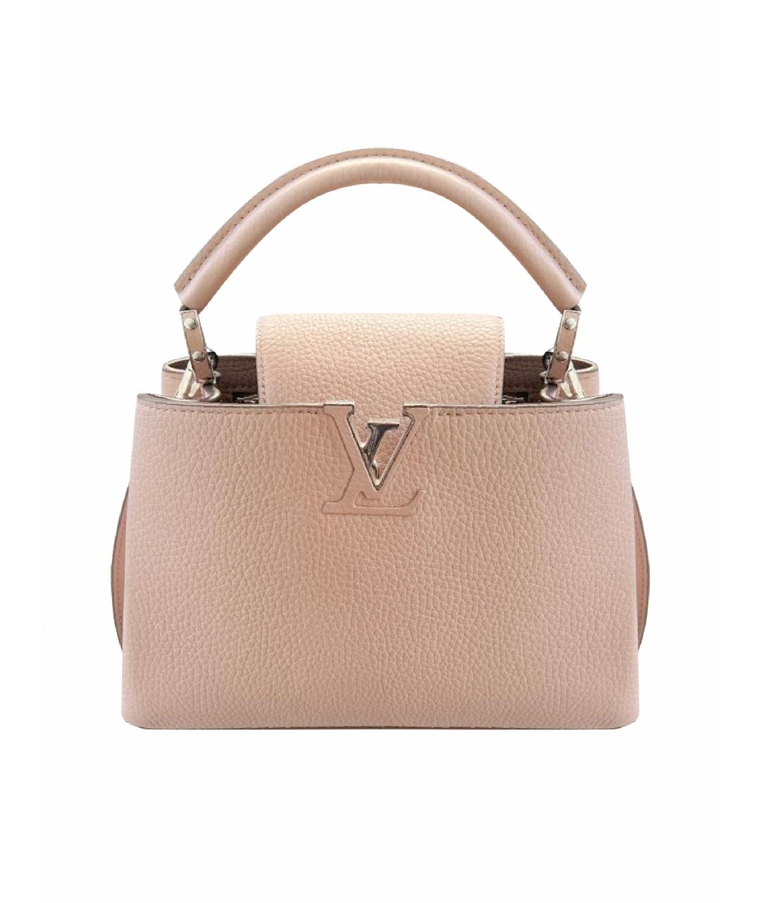 LOUIS VUITTON Розовая кожаная сумка через плечо, фото 1