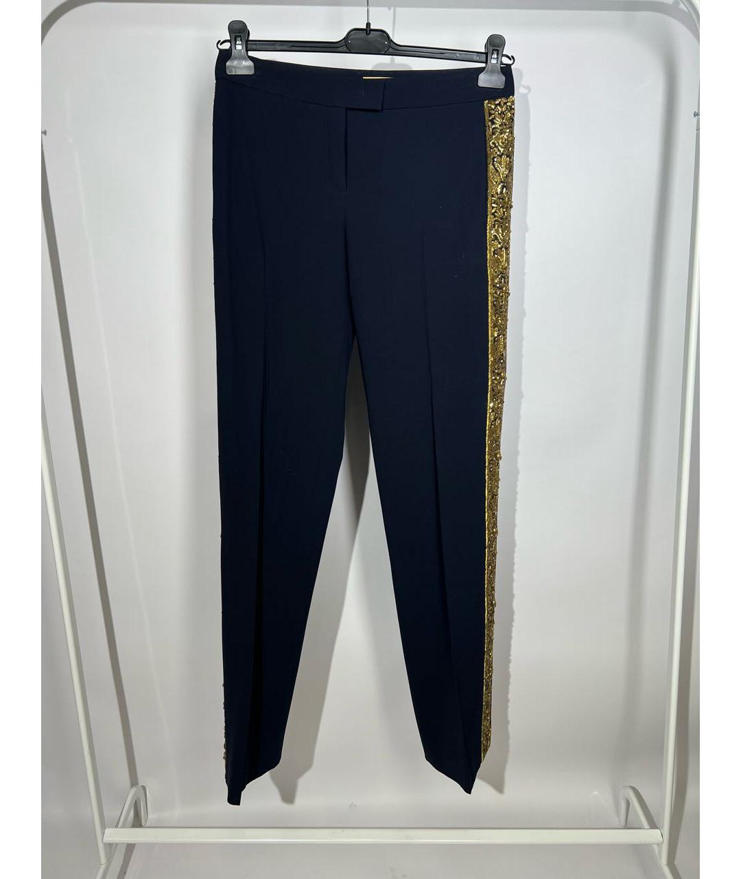MICHAEL KORS Темно-синие прямые брюки, фото 6