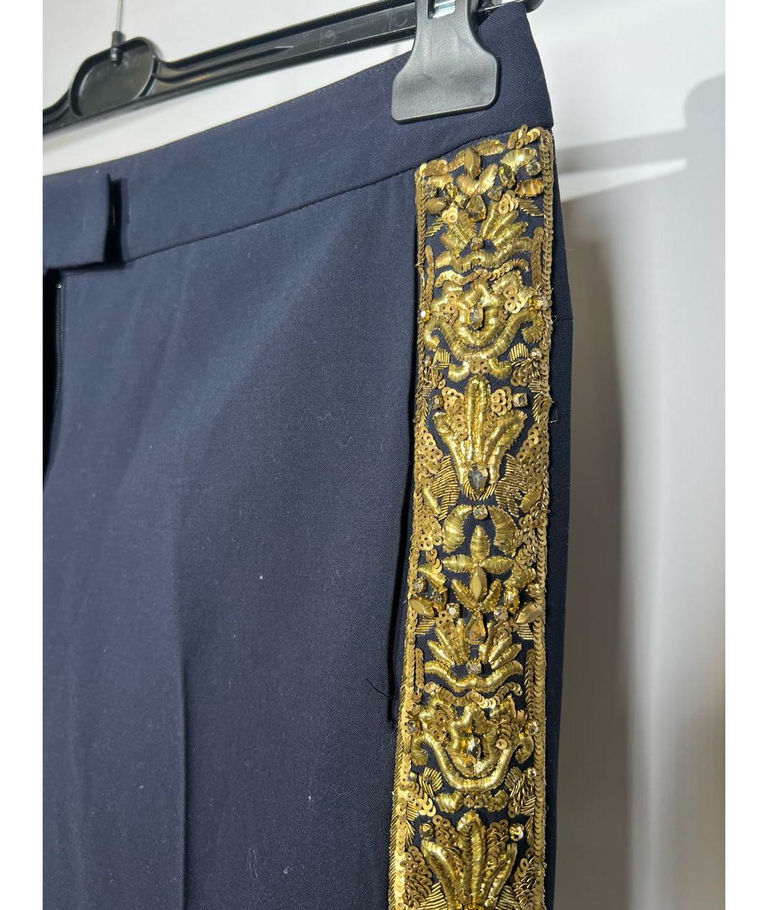MICHAEL KORS Темно-синие прямые брюки, фото 3