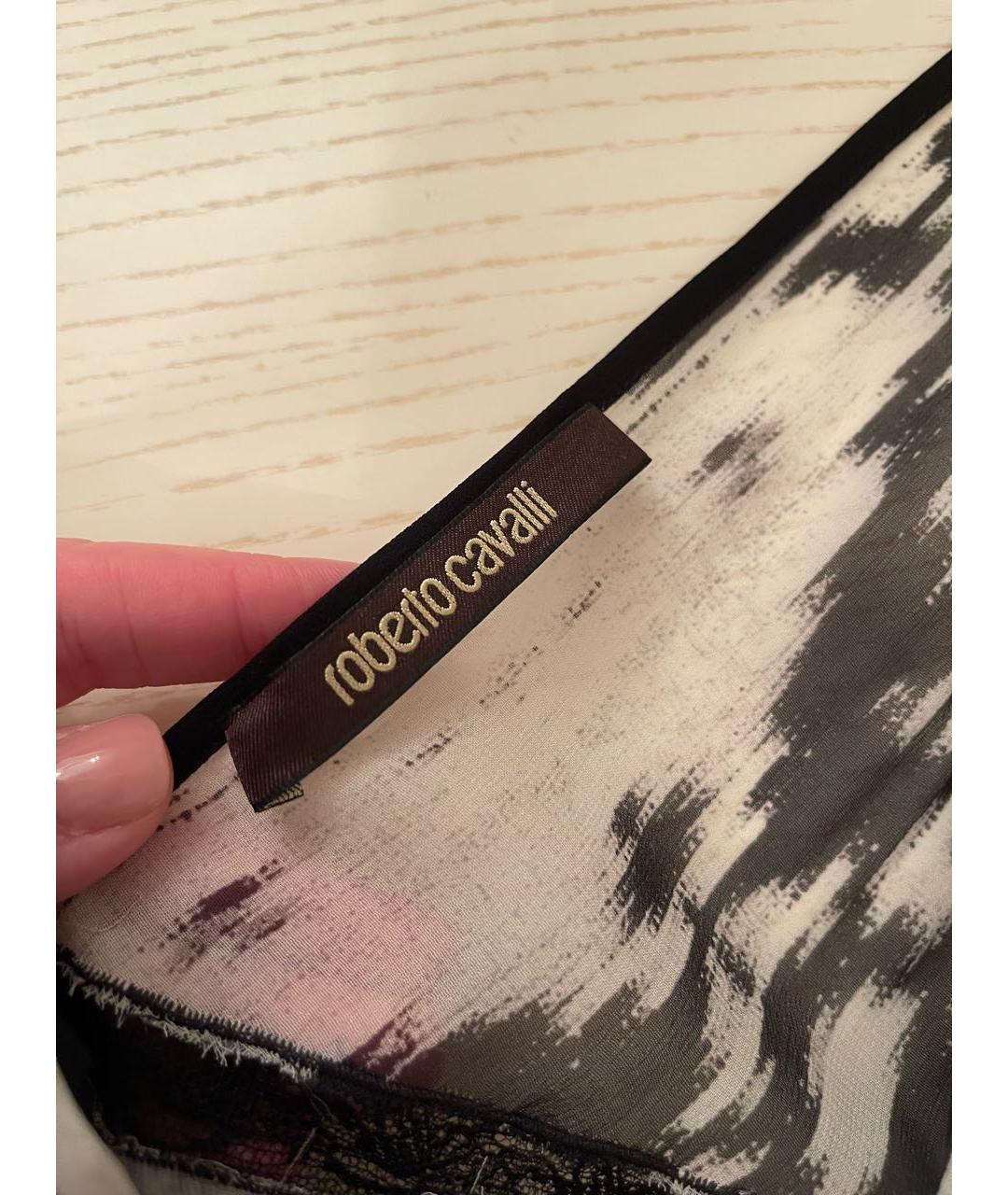 ROBERTO CAVALLI Шелковое платье, фото 3
