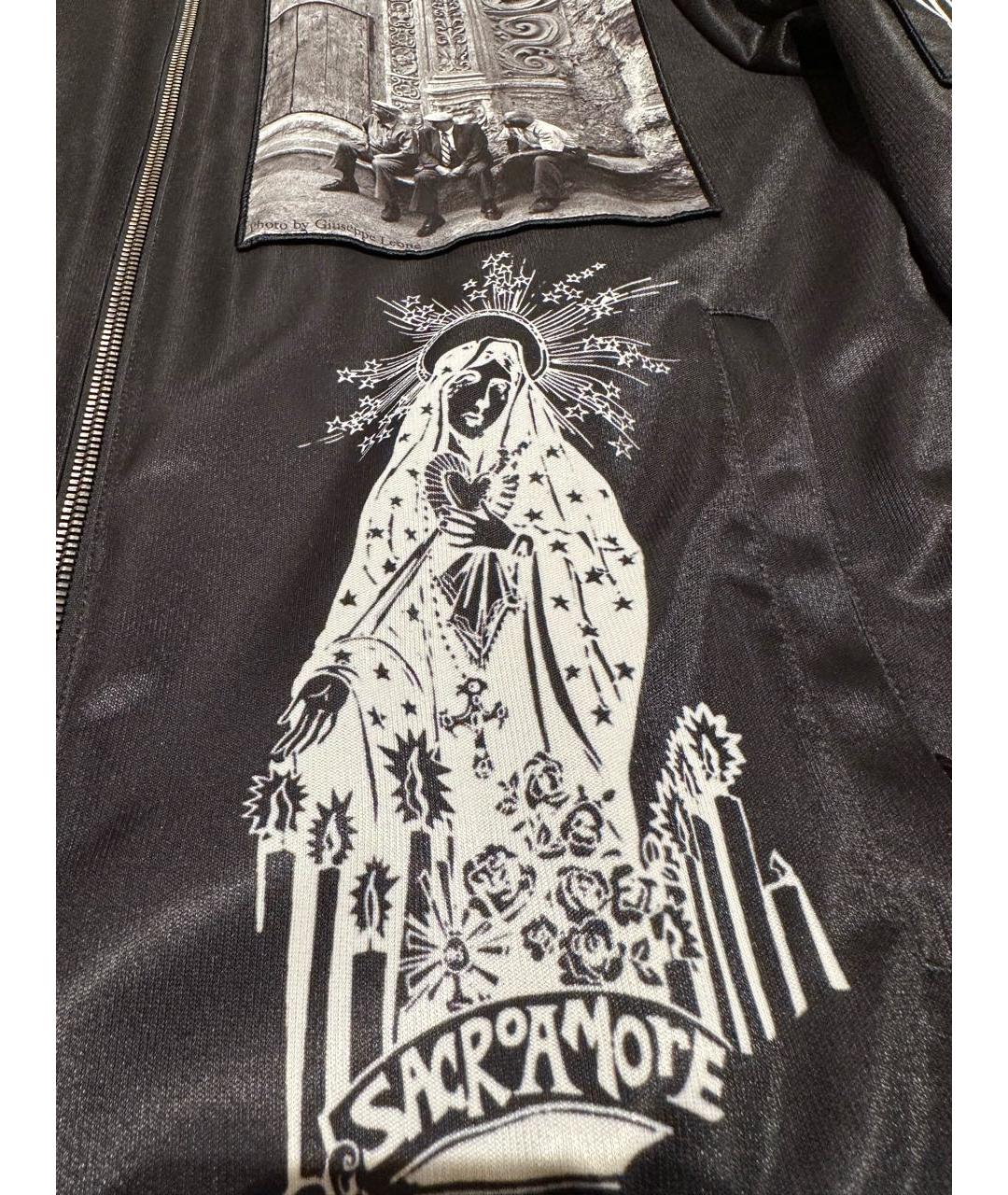 DOLCE&GABBANA Черная полиэстеровая куртка, фото 5