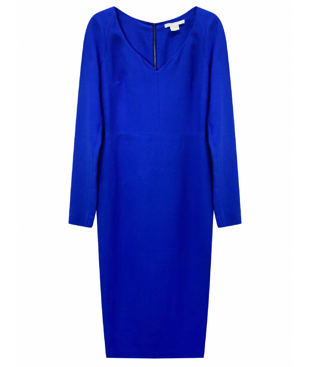 ANTONIO BERARDI Синее ацетатное платье, фото 1