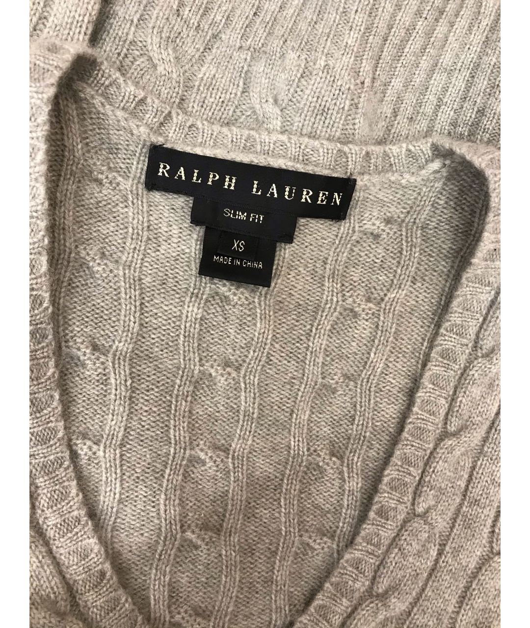 RALPH LAUREN Серый джемпер / свитер, фото 5
