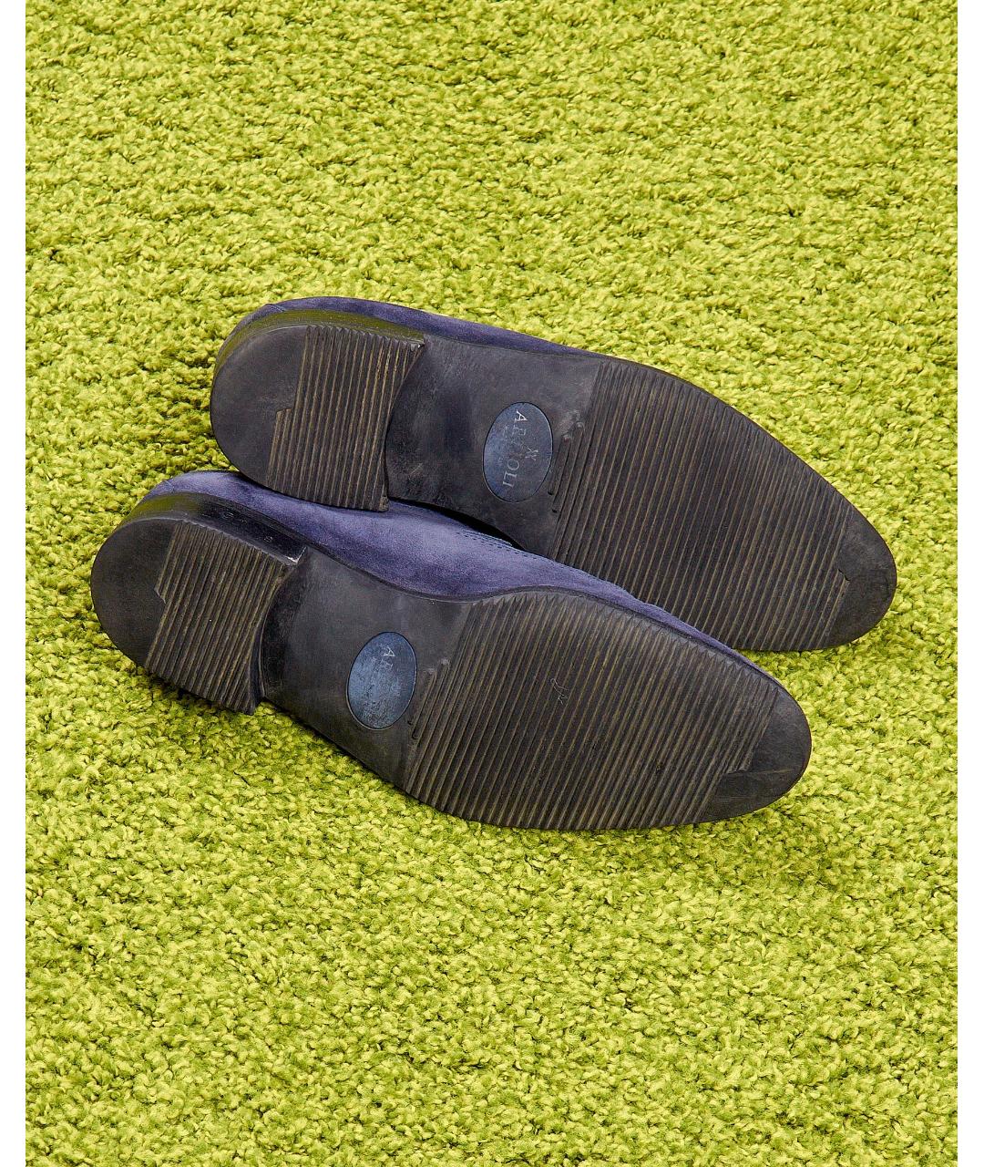 ARTIOLI Синие замшевые туфли, фото 6
