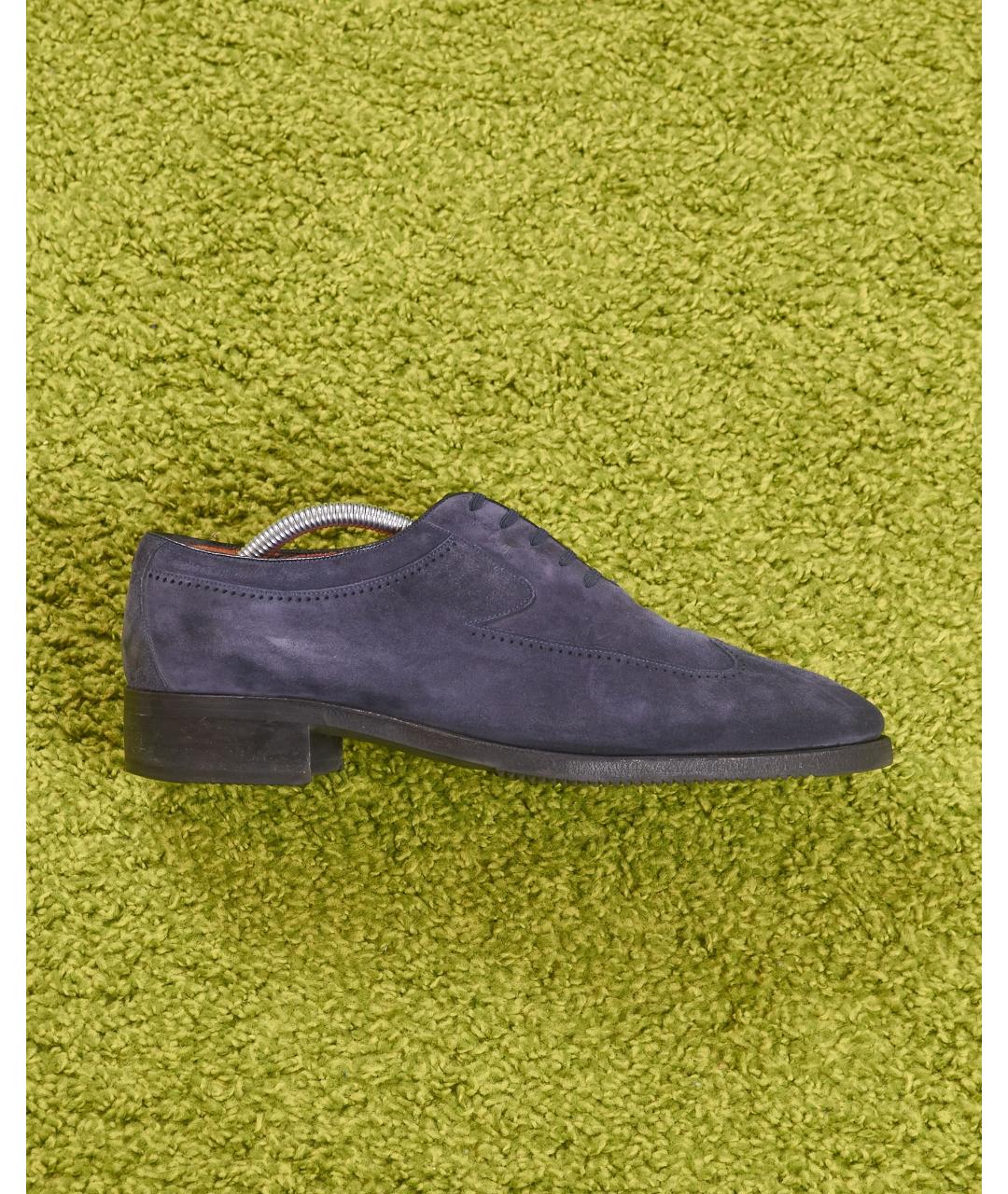 ARTIOLI Синие замшевые туфли, фото 8