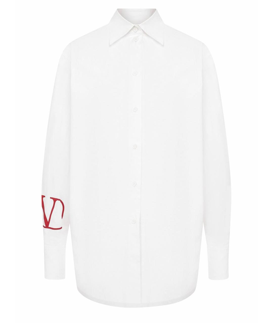 VALENTINO Белая хлопковая рубашка, фото 1