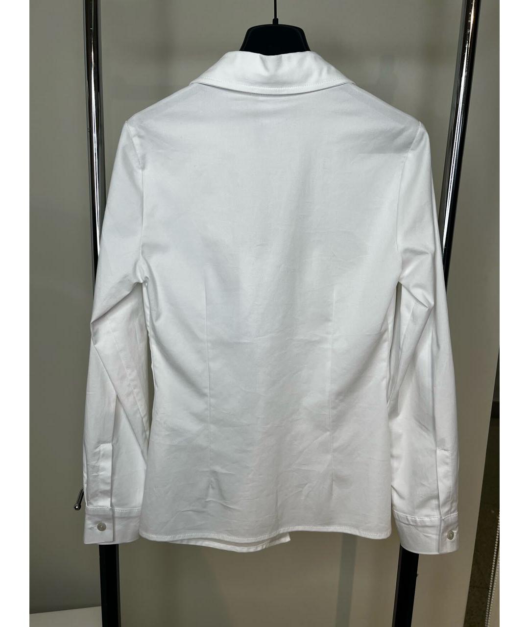 GAELLE BONHEUR Белая хлопко-эластановая рубашка, фото 2