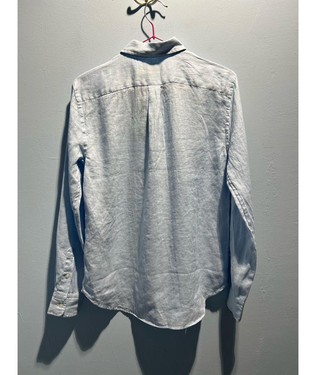 POLO RALPH LAUREN Голубая льняная рубашка, фото 2