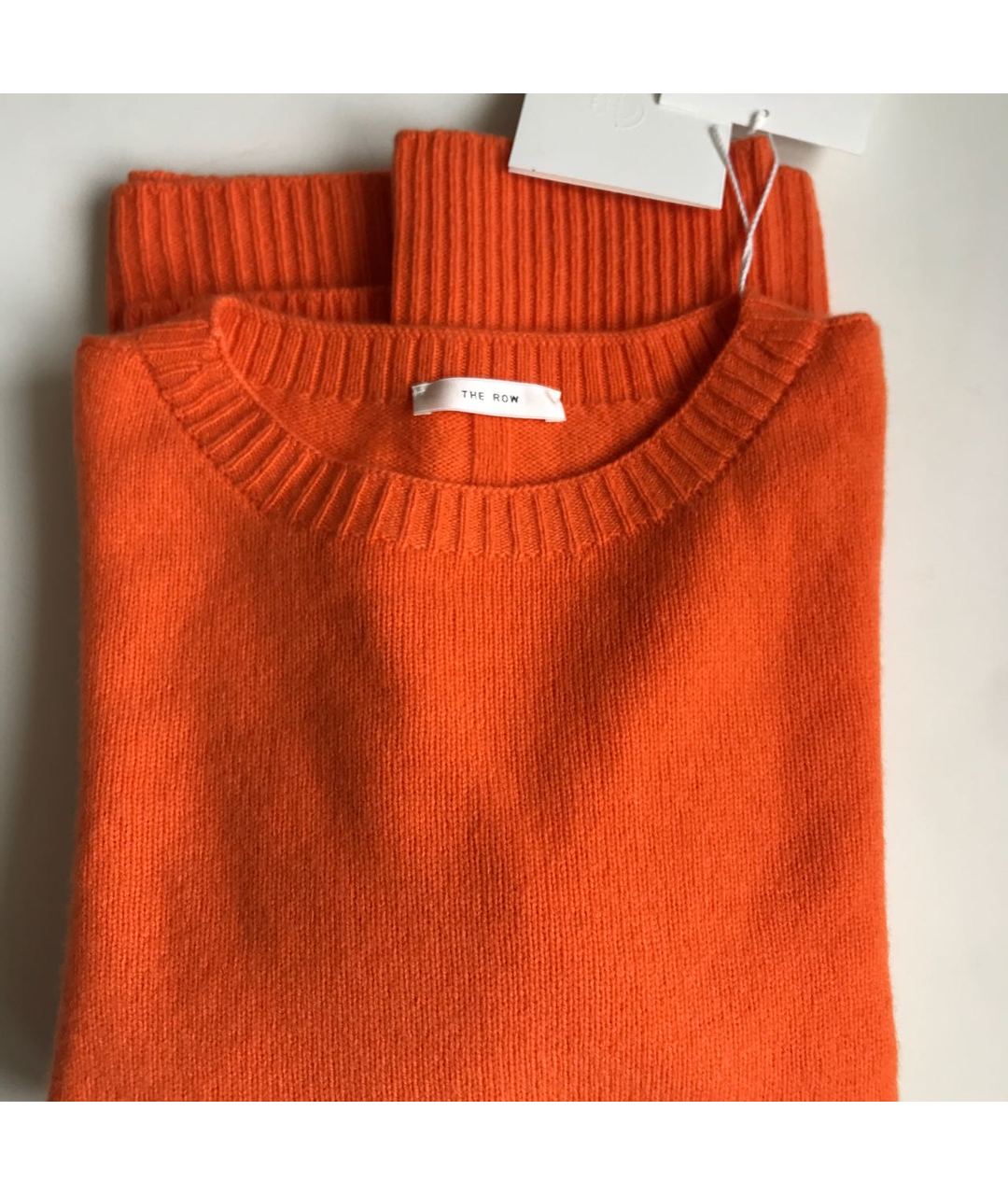THE ROW Оранжевый кашемировый джемпер / свитер, фото 2