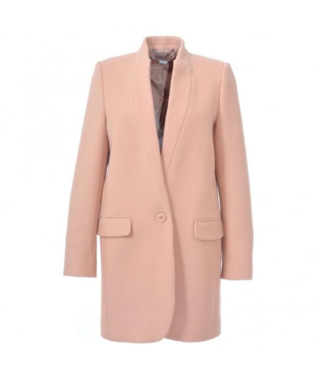 STELLA MCCARTNEY Розовое вискозное пальто, фото 5
