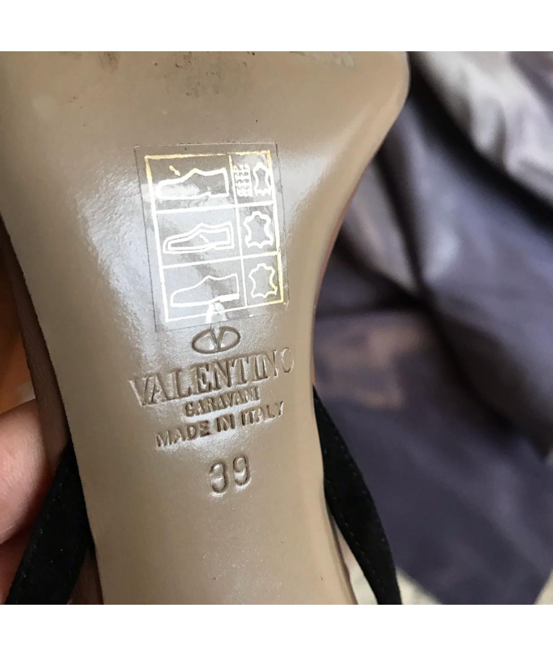 VALENTINO Мульти кожаные босоножки, фото 2