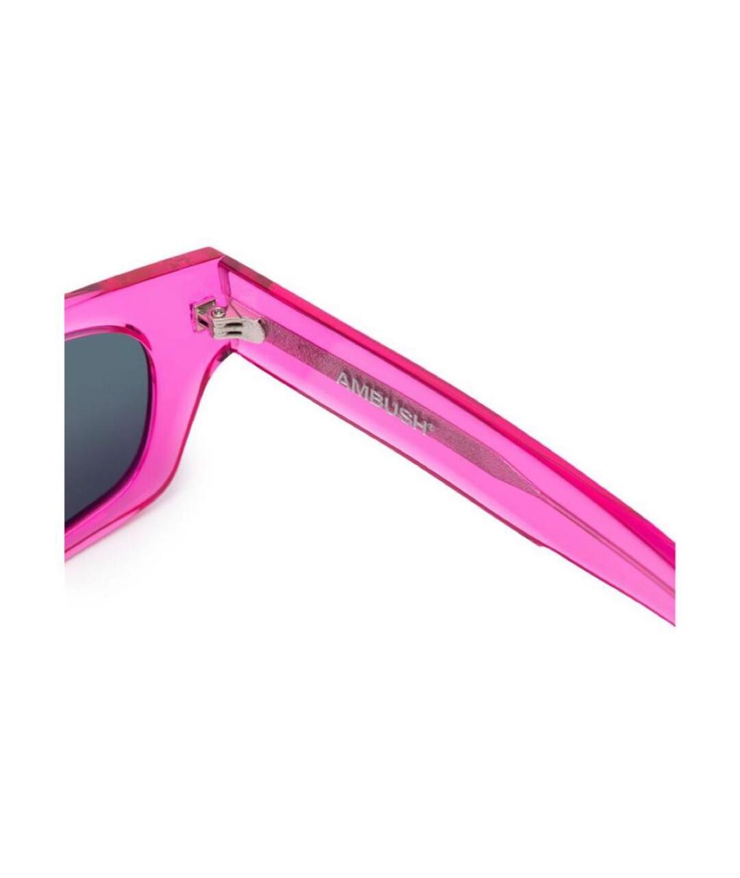 AMBUSH Розовые пластиковые солнцезащитные очки, фото 2