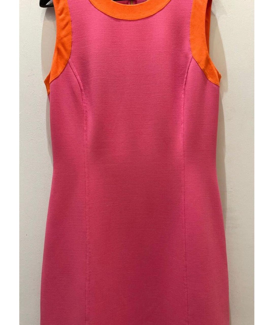 MICHAEL KORS COLLECTION Розовое шерстяное платье, фото 4