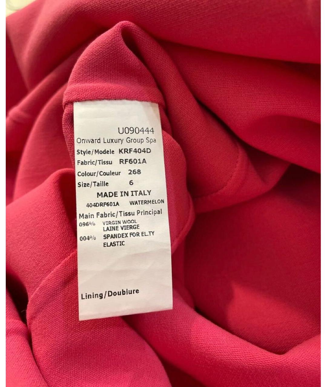 MICHAEL KORS COLLECTION Розовое шерстяное платье, фото 5