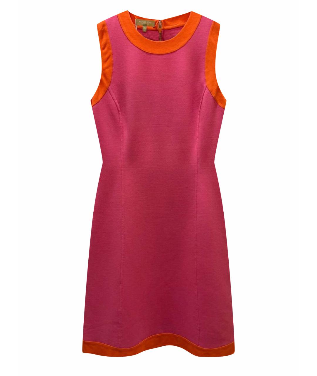 MICHAEL KORS COLLECTION Розовое шерстяное платье, фото 1