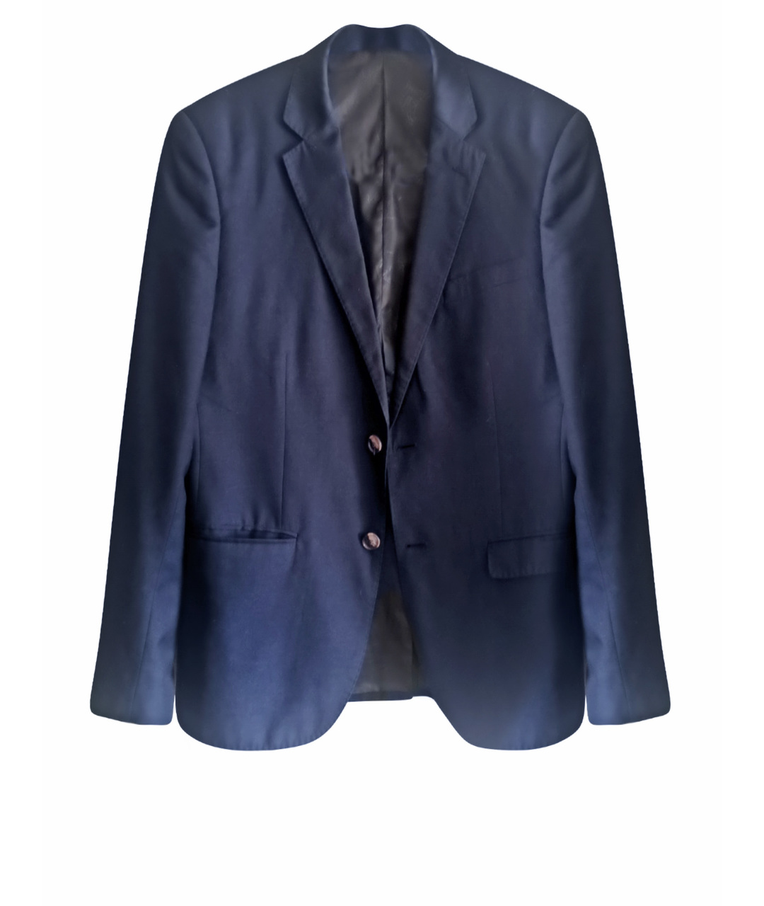 BRIONI Темно-синий полиэстеровый пиджак, фото 1