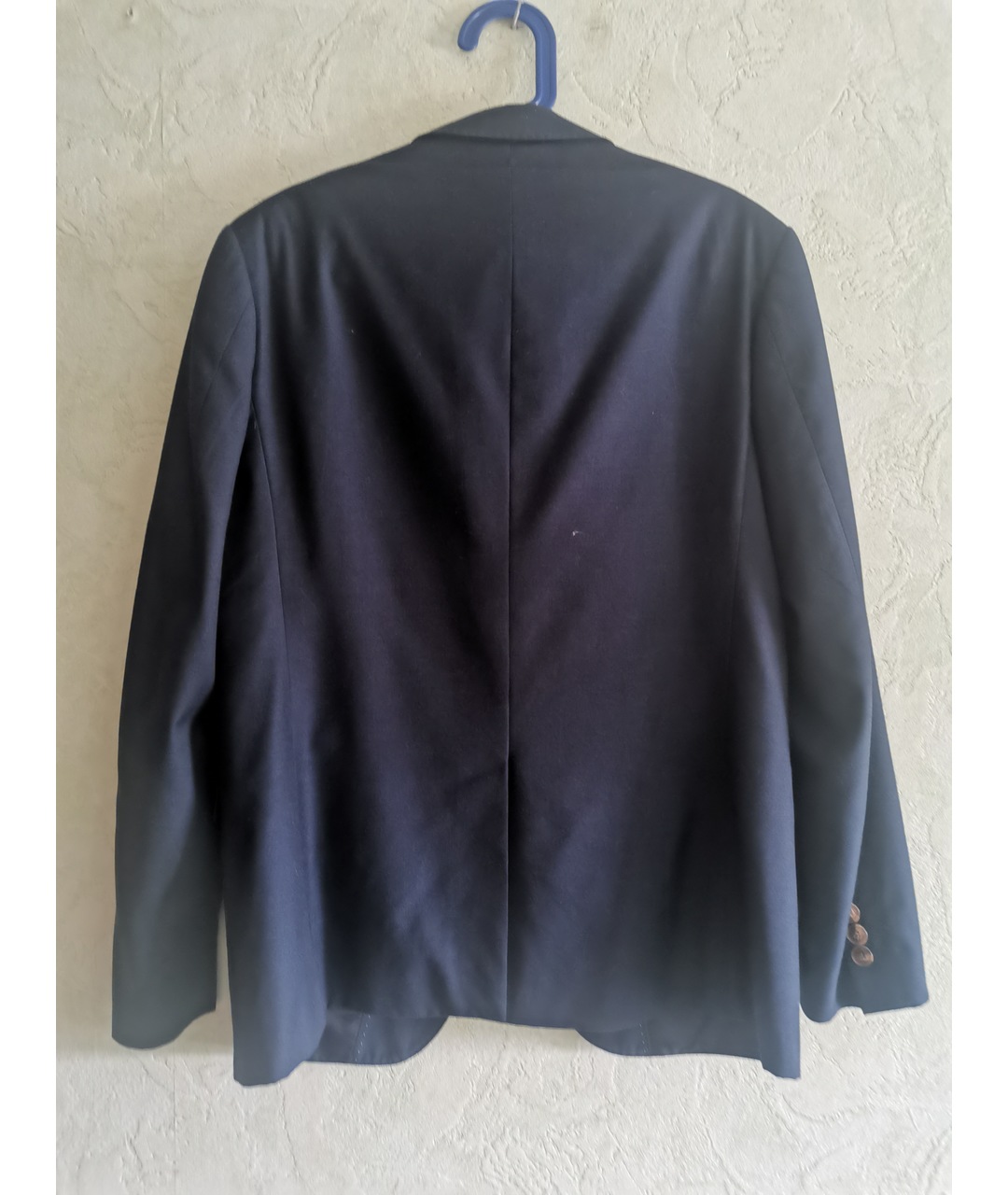 BRIONI Темно-синий полиэстеровый пиджак, фото 2