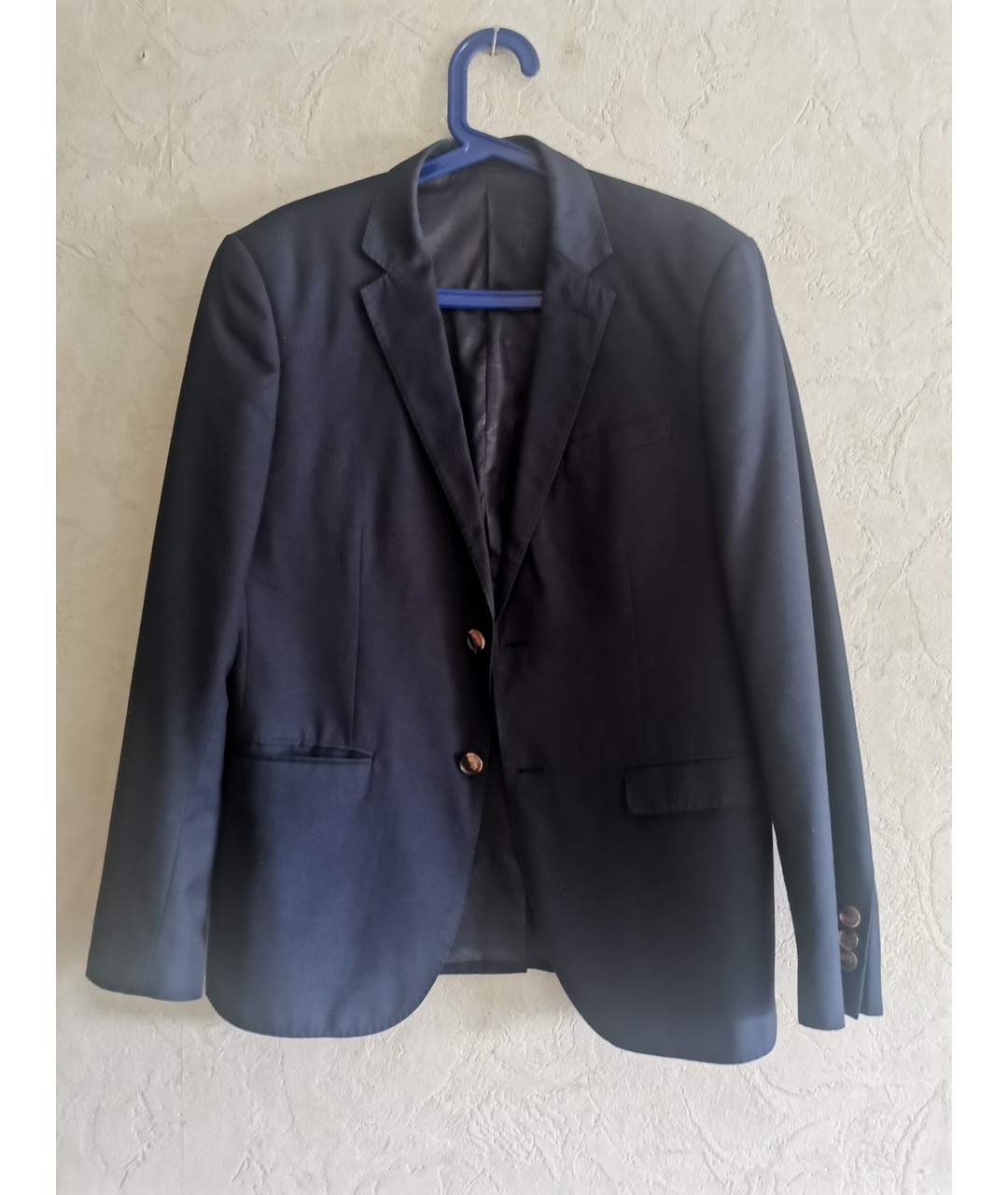 BRIONI Темно-синий полиэстеровый пиджак, фото 5