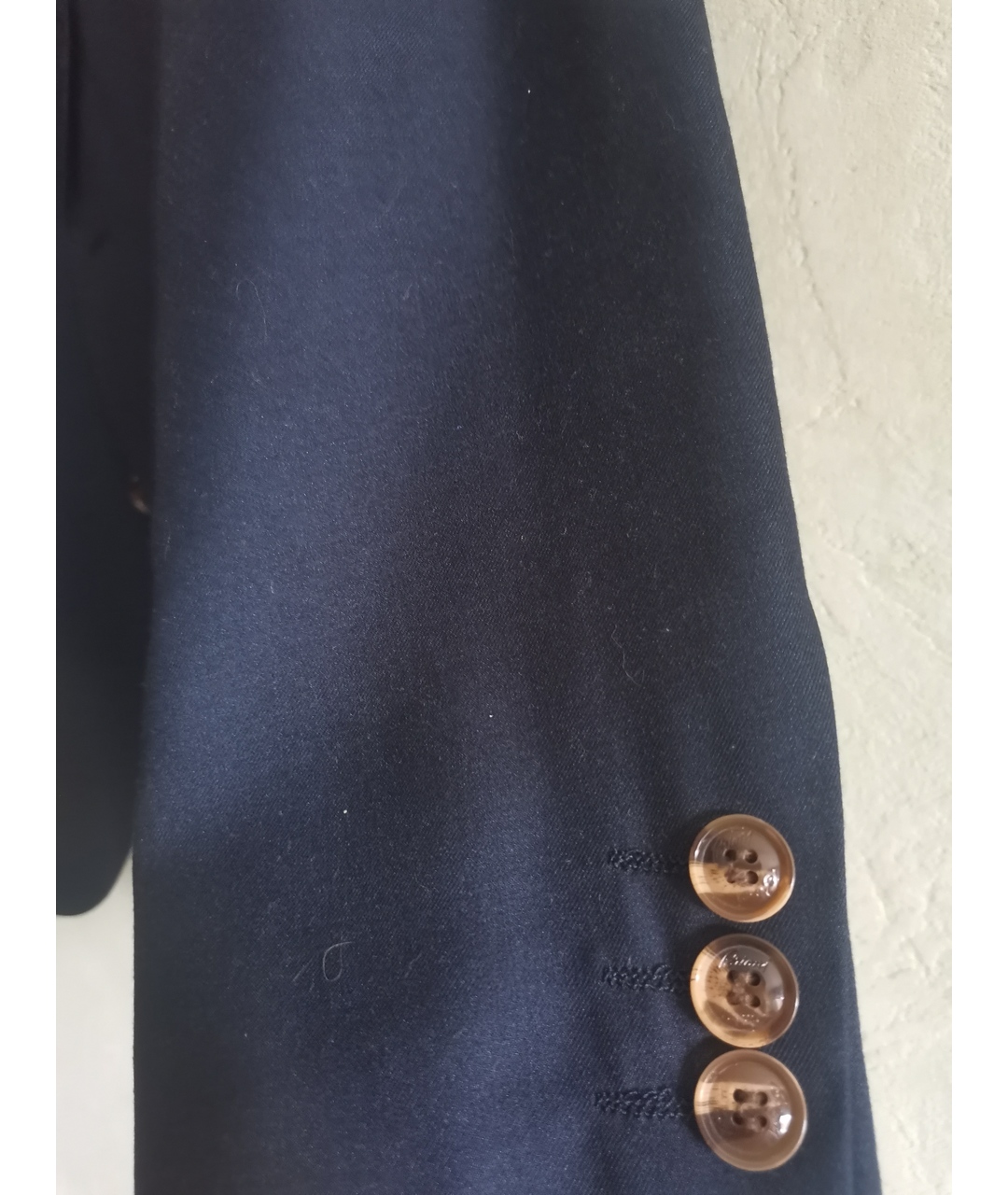 BRIONI Темно-синий полиэстеровый пиджак, фото 4