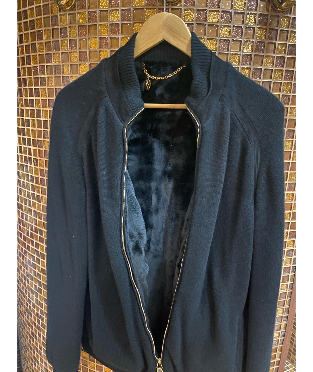 HETTABRETZ Черная кашемировая куртка, фото 5