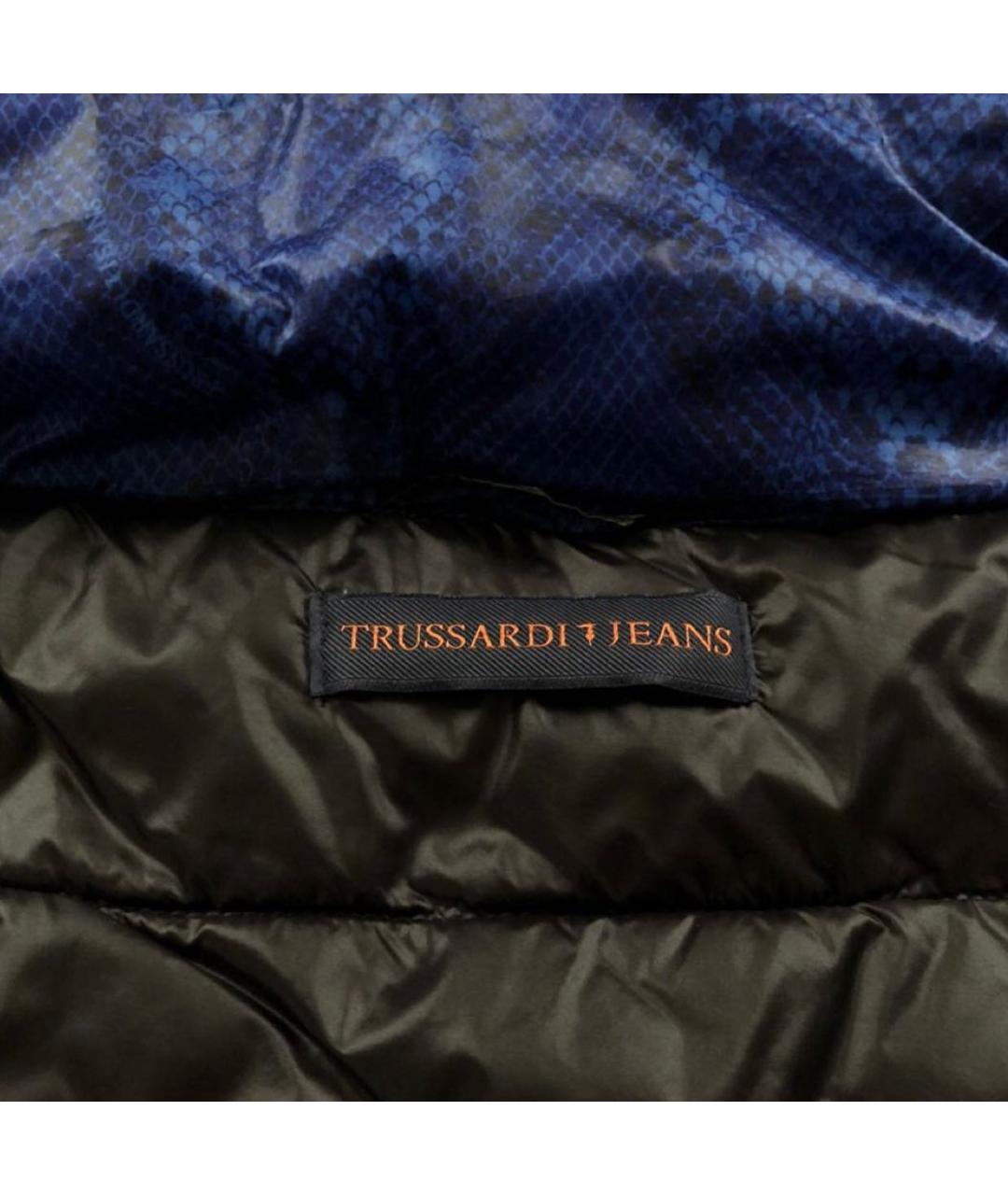 TRUSSARDI JEANS Синяя куртка, фото 4