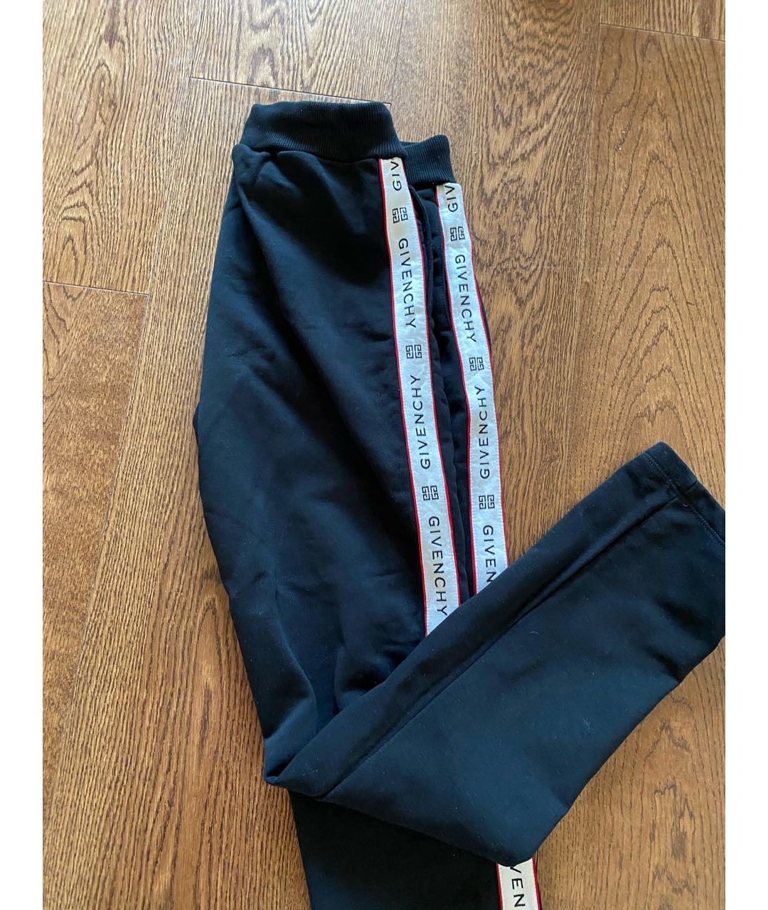 GIVENCHY Черные хлопковые прямые брюки, фото 2