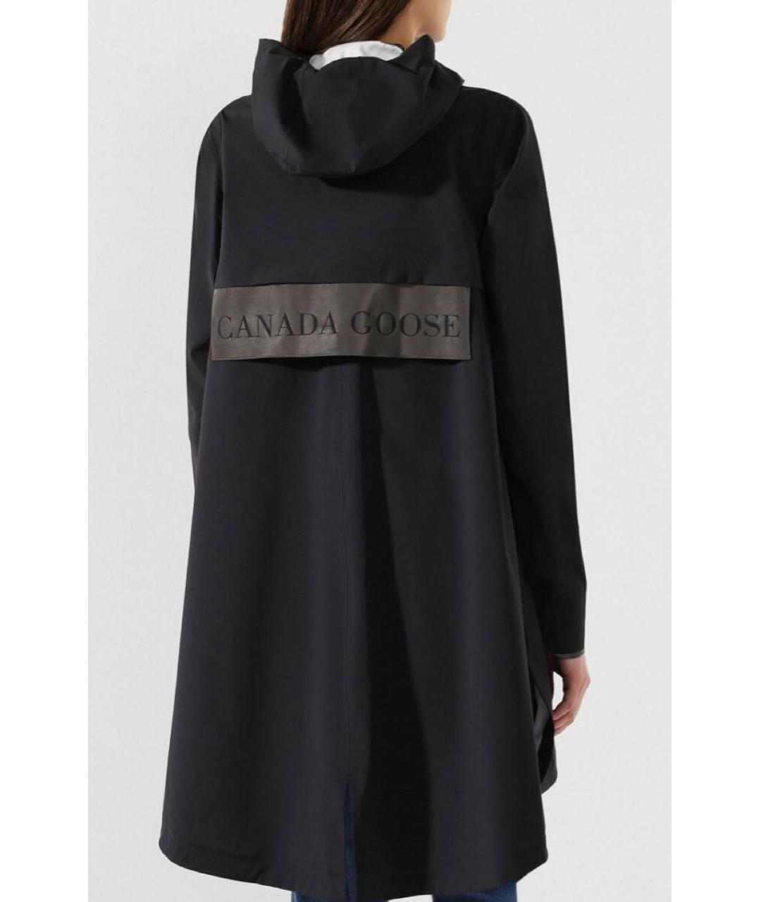 CANADA GOOSE Темно-синий полиэстеровый тренч/плащ, фото 7