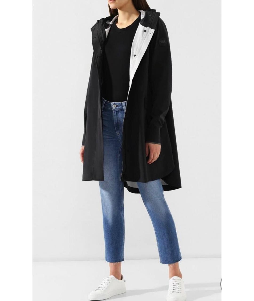 CANADA GOOSE Темно-синий полиэстеровый тренч/плащ, фото 6