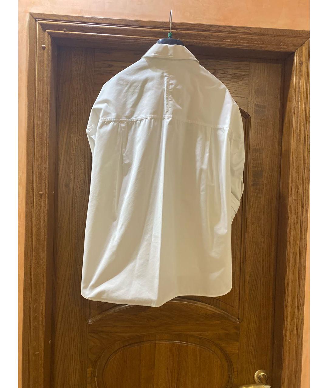 CELINE PRE-OWNED Белая хлопковая рубашка, фото 2
