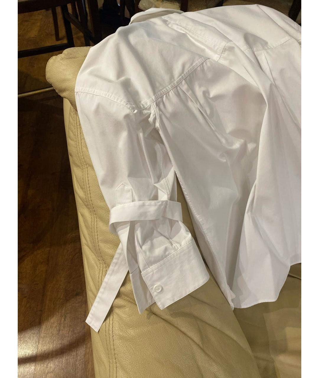 CELINE PRE-OWNED Белая хлопковая рубашка, фото 5