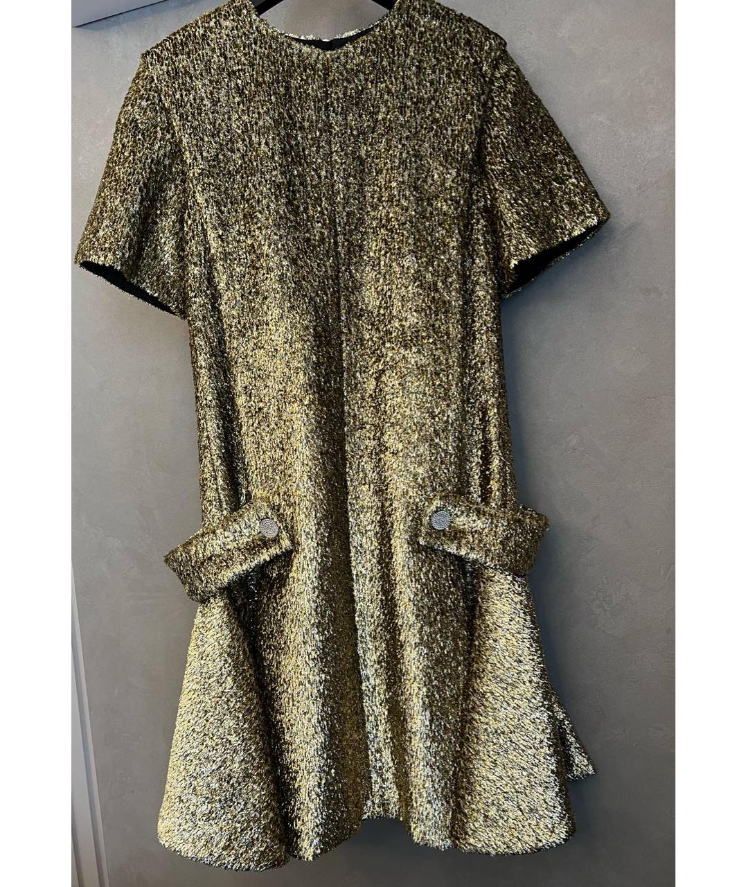 LOUIS VUITTON PRE-OWNED Золотое вечернее платье, фото 3