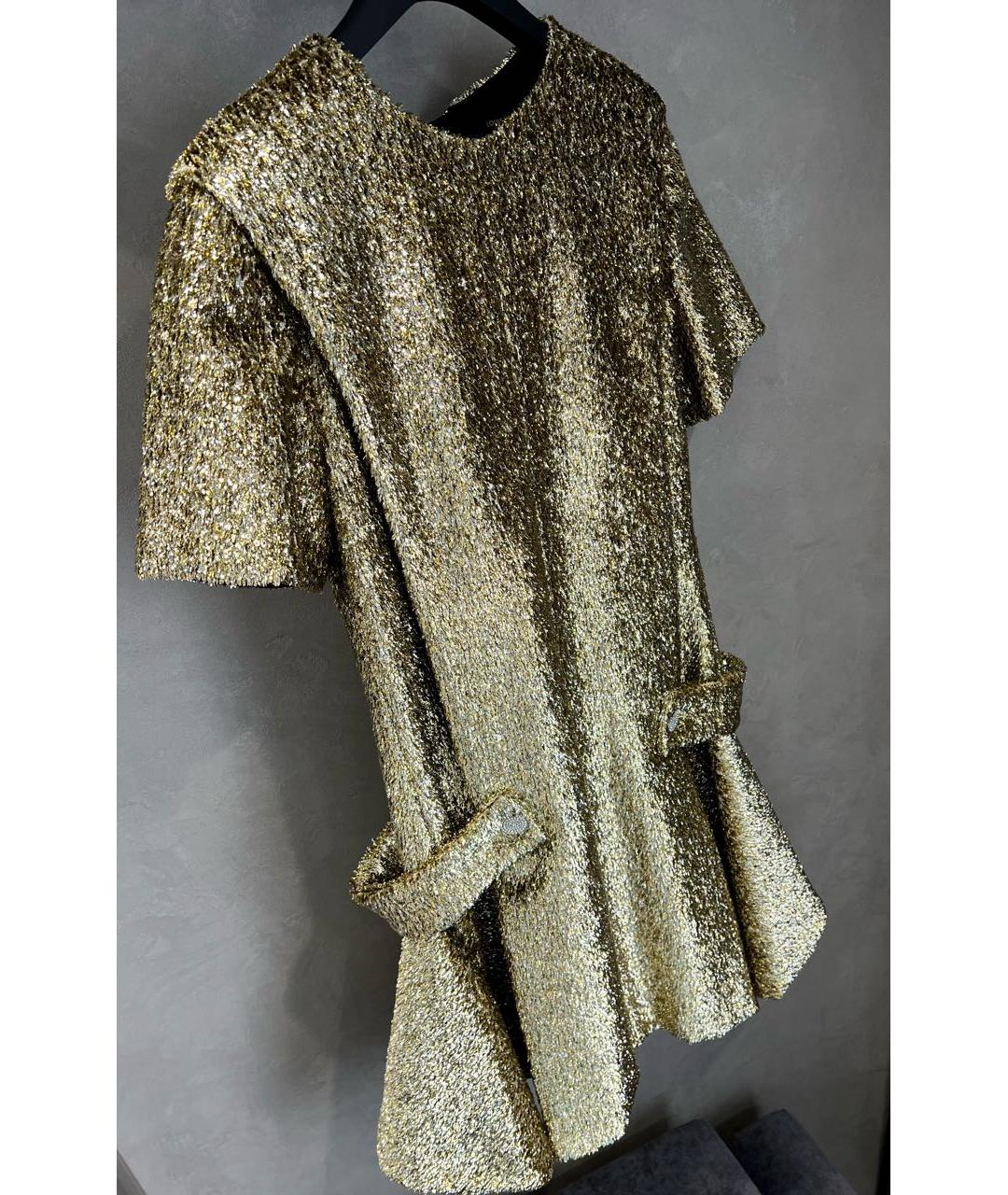 LOUIS VUITTON PRE-OWNED Золотое вечернее платье, фото 5