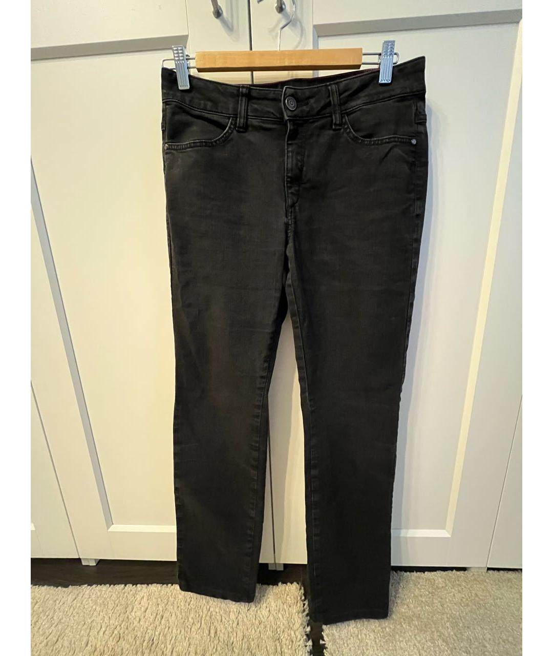 PIERRE CARDIN Черные хлопко-эластановые прямые джинсы, фото 6