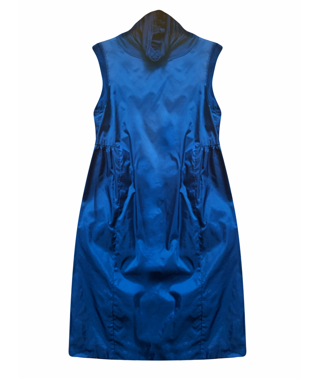 'S MAX MARA Синее вискозное платье, фото 1