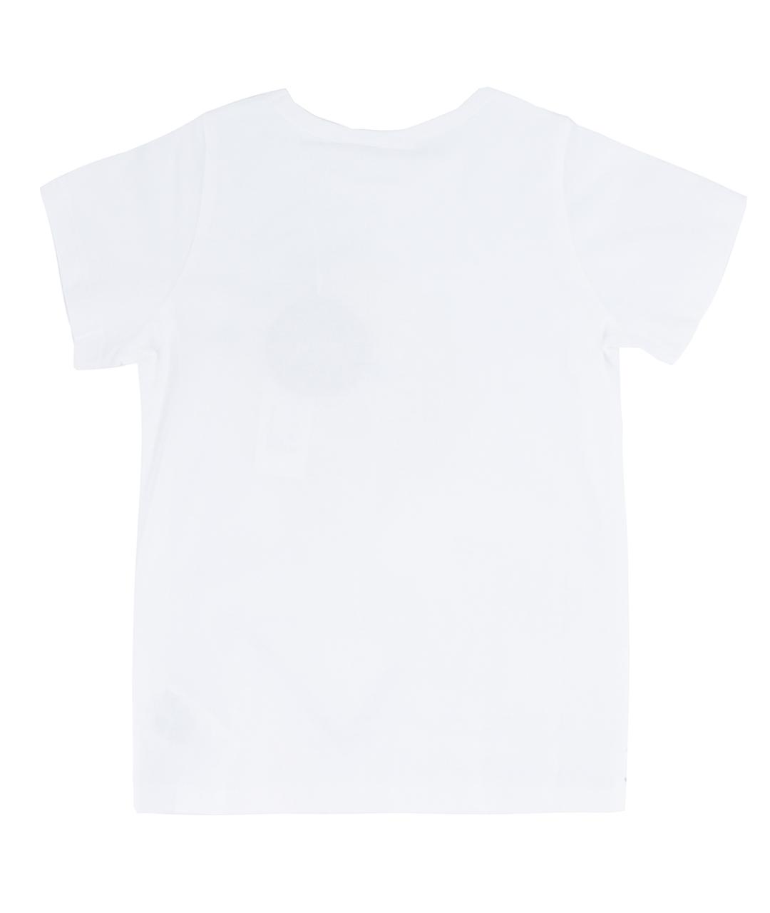 MINI RODINI Белый хлопковый футболка / топ, фото 2