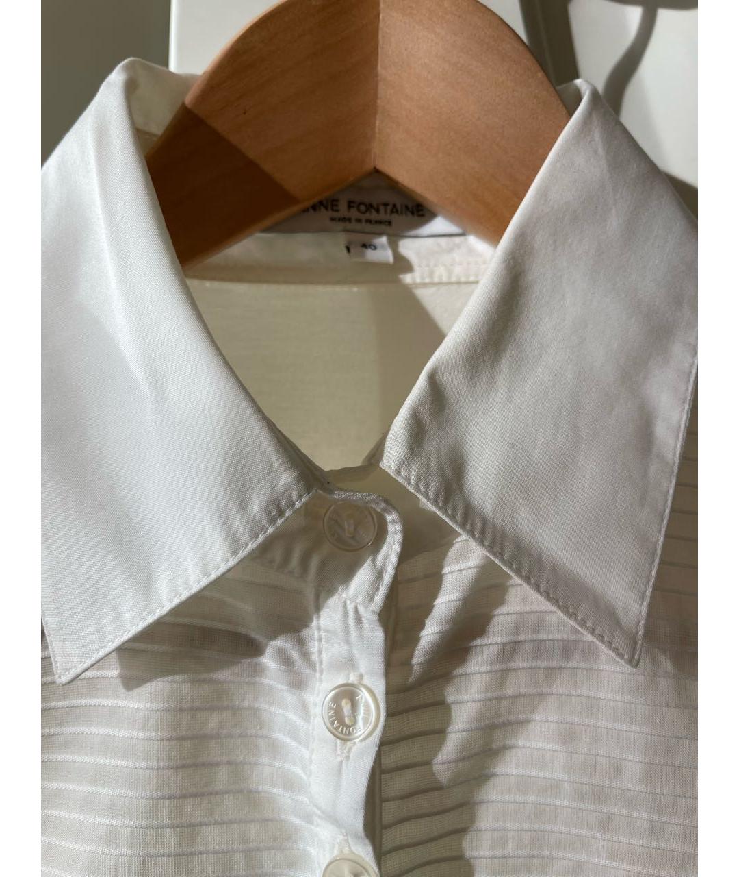 ANNA F. Белая хлопковая рубашка, фото 3