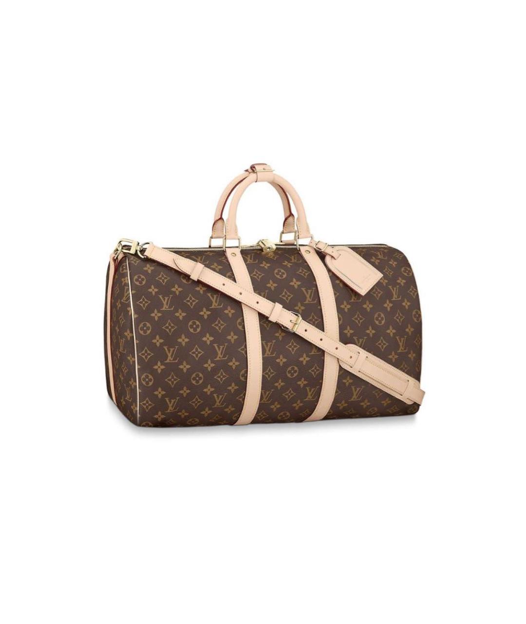 LOUIS VUITTON Коричневая дорожная/спортивная сумка, фото 1