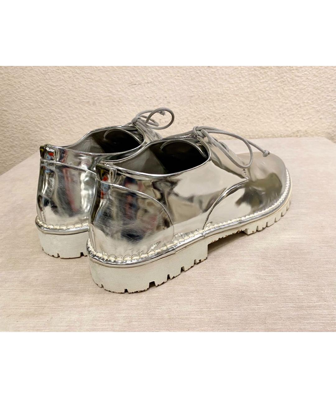 MARSELL Серебряные туфли из лакированной кожи, фото 3