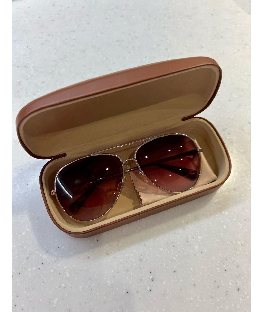 LONGCHAMP Розовые металлические солнцезащитные очки, фото 4