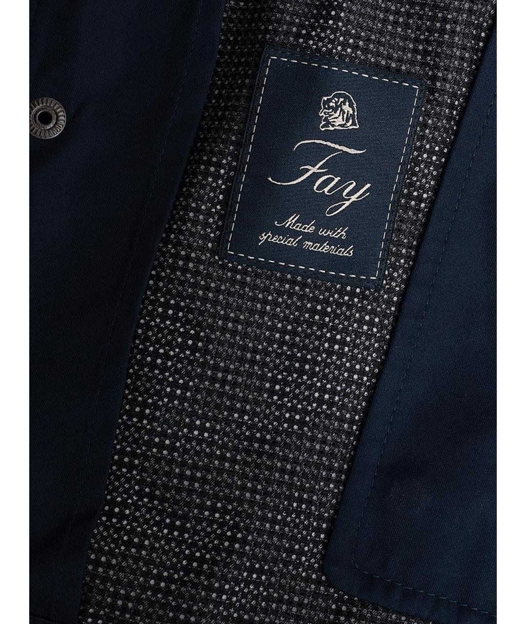 FAY Темно-синяя куртка, фото 4