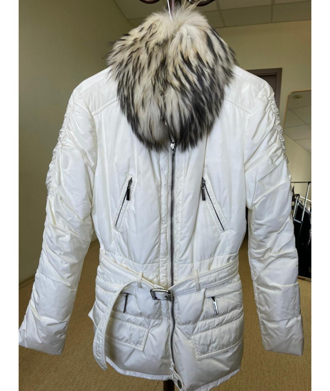 ROBERTO CAVALLI Белый пуховик, фото 8