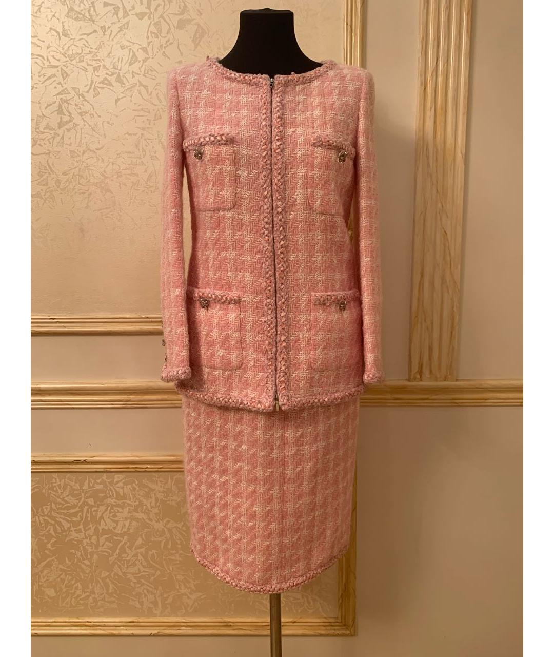 CHANEL Розовый костюм с юбками, фото 9