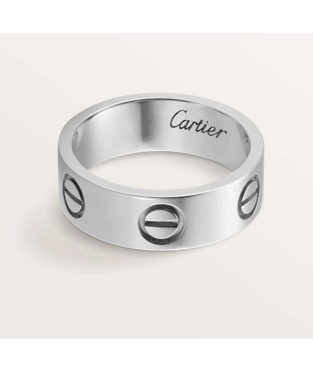 CARTIER Белое кольцо из белого золота, фото 7