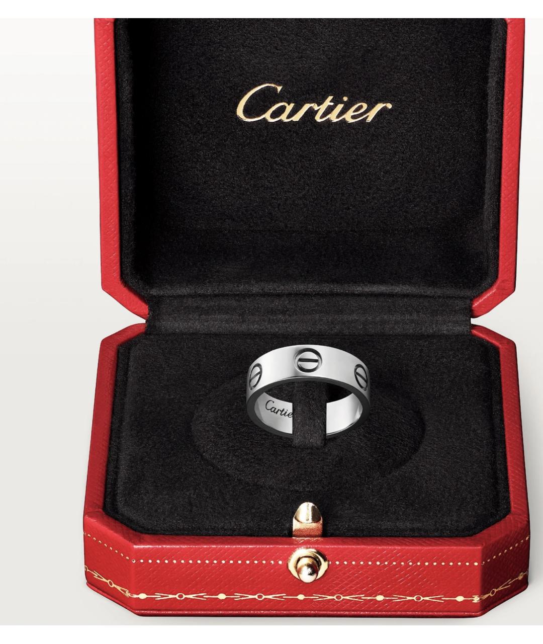 CARTIER Белое кольцо из белого золота, фото 5